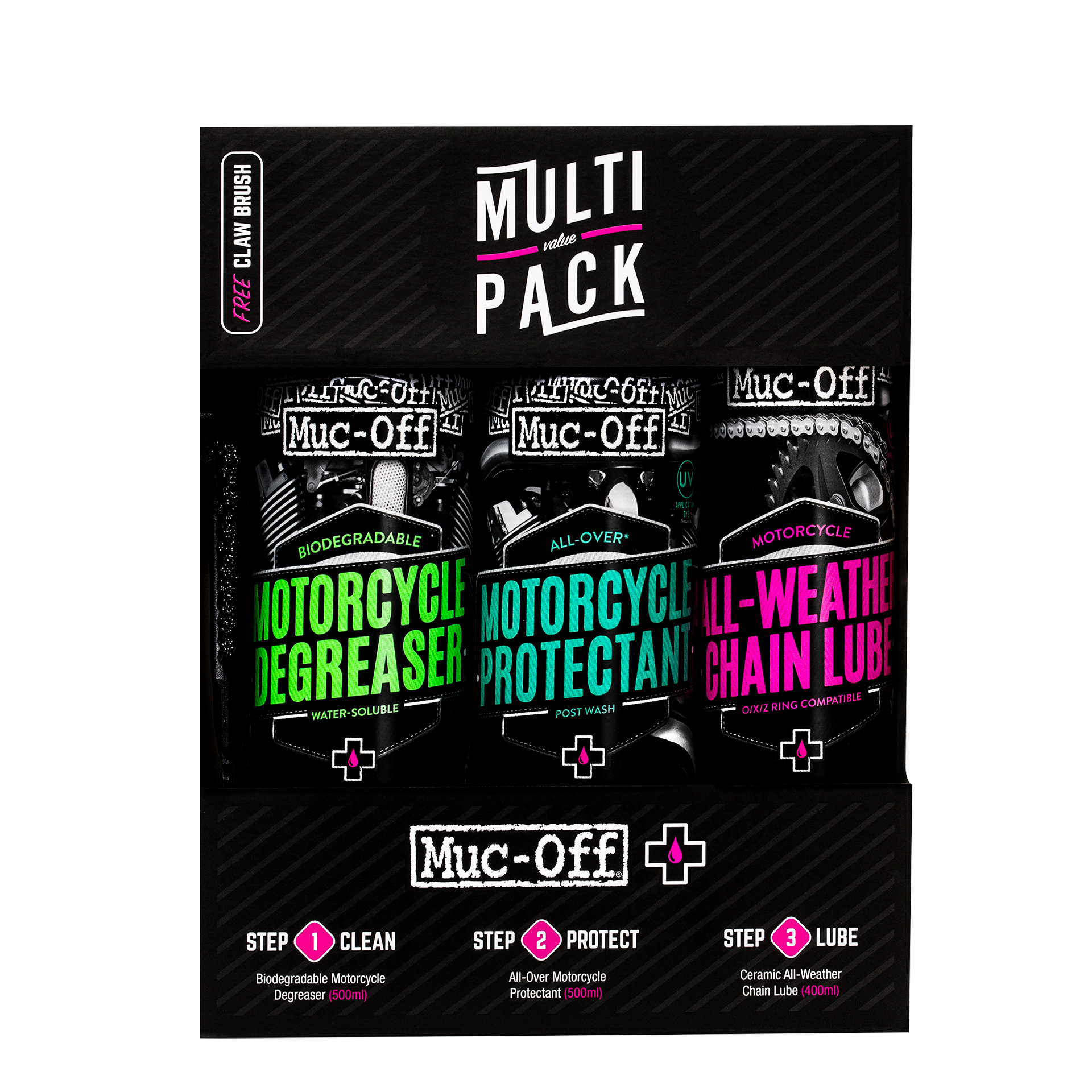 Muc-Off 機車去污鍍膜上油多功能包